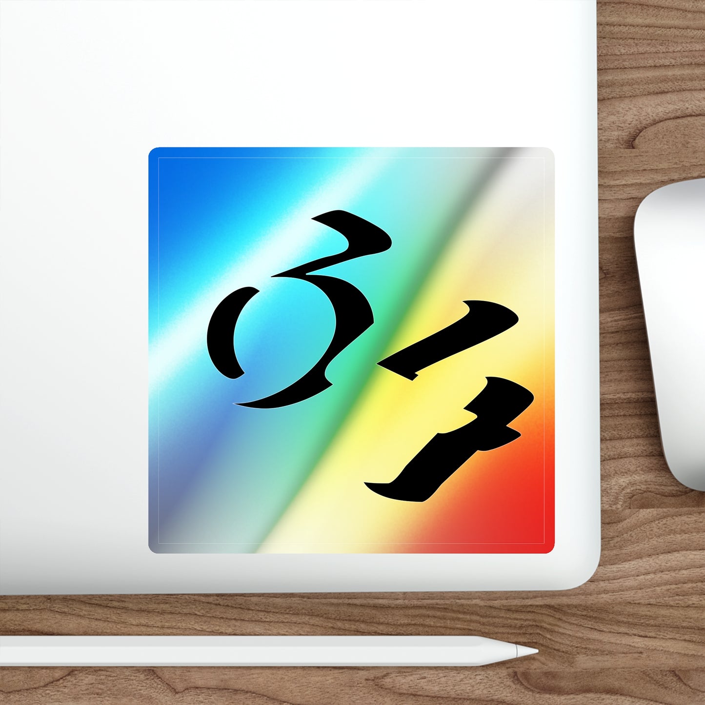 Holographic 64 Sticker