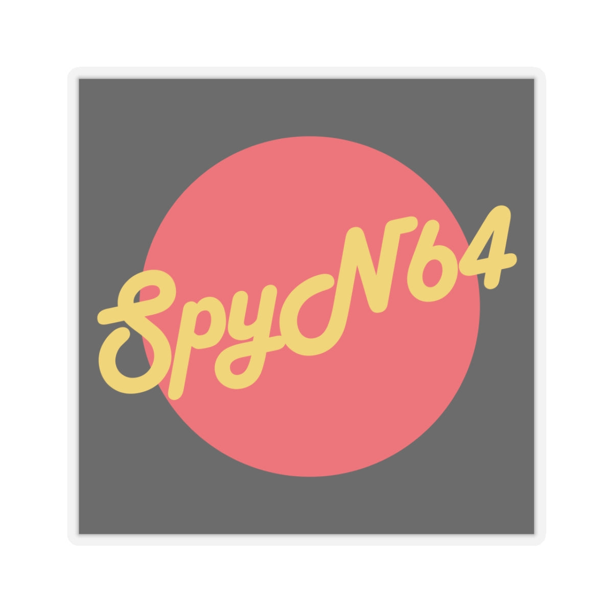 SpyN64 Red Moon Sticker