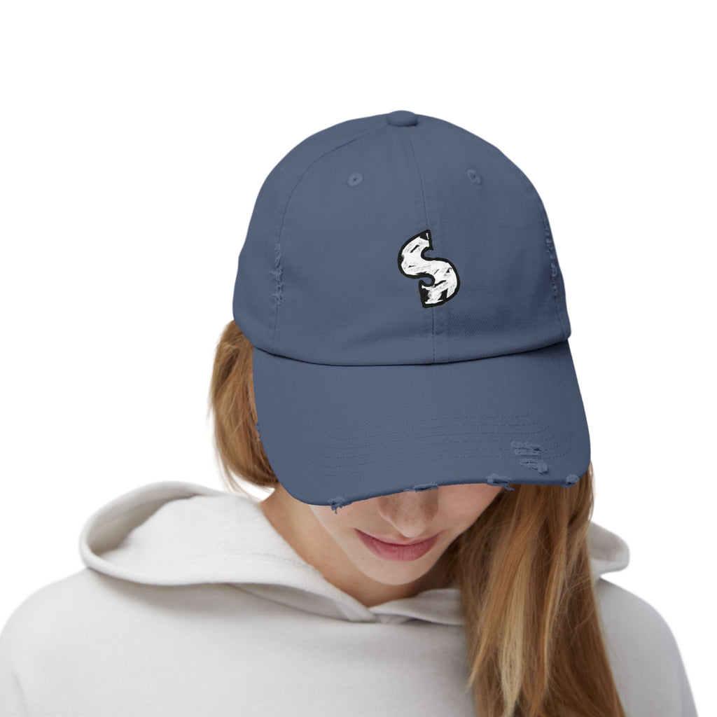 S* Distressed Dad Cap