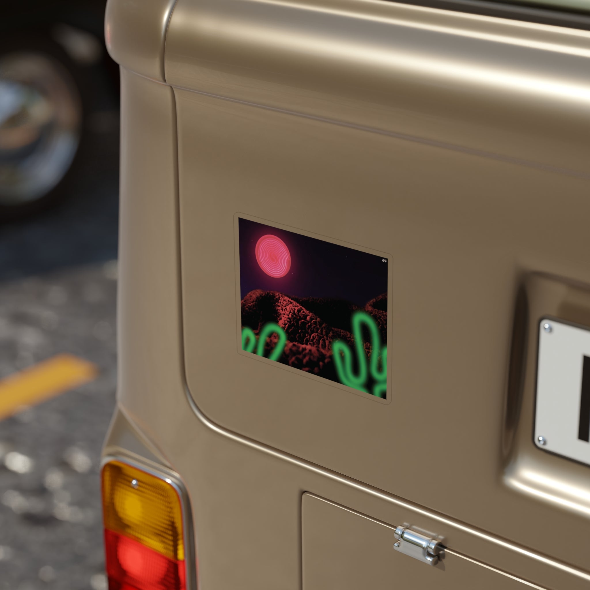 NEON CACTUS 64 STICKER